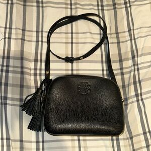 Tory Burch Black Leather Crossbody Bag